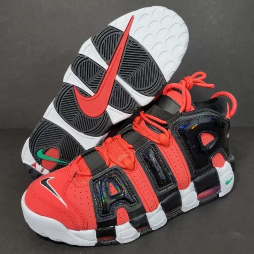 NIKE AIR MORE U TEMPO '96 RED ***EUC***